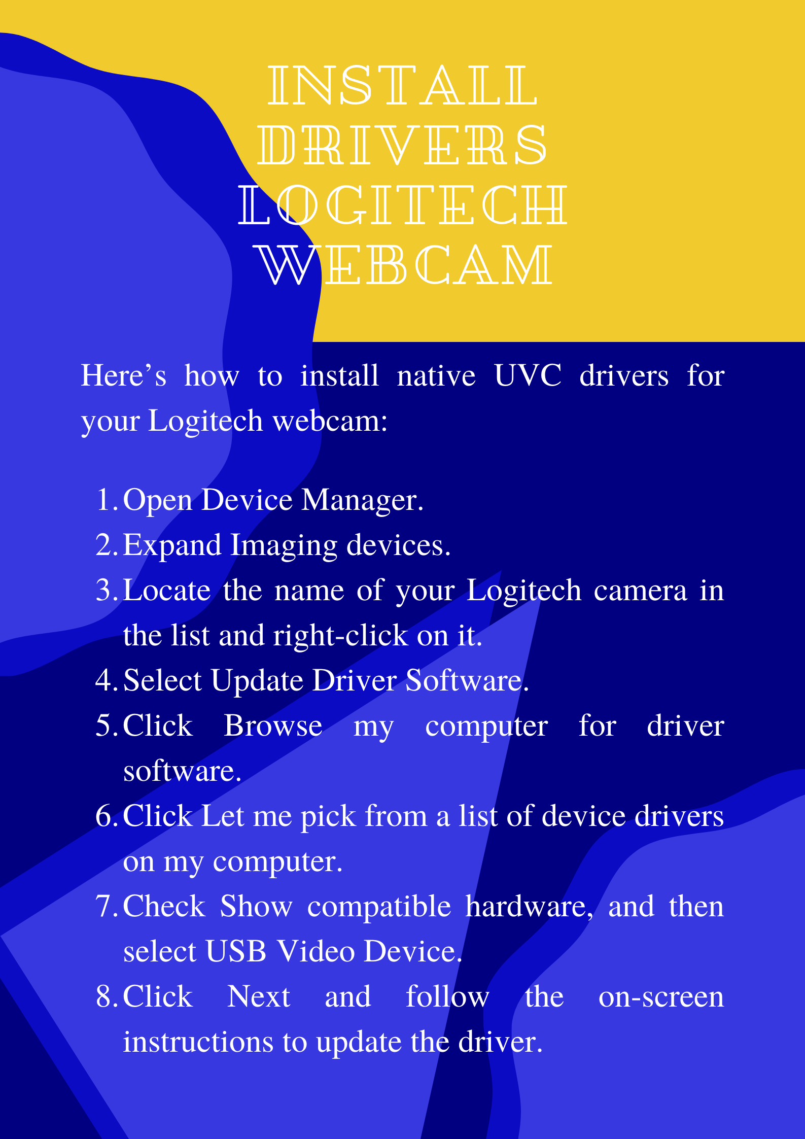 Logitech quick cam connect drivers for mac